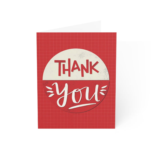 Thank You Card Geometric & Circular (1, 10, 30, and 50 pcs)